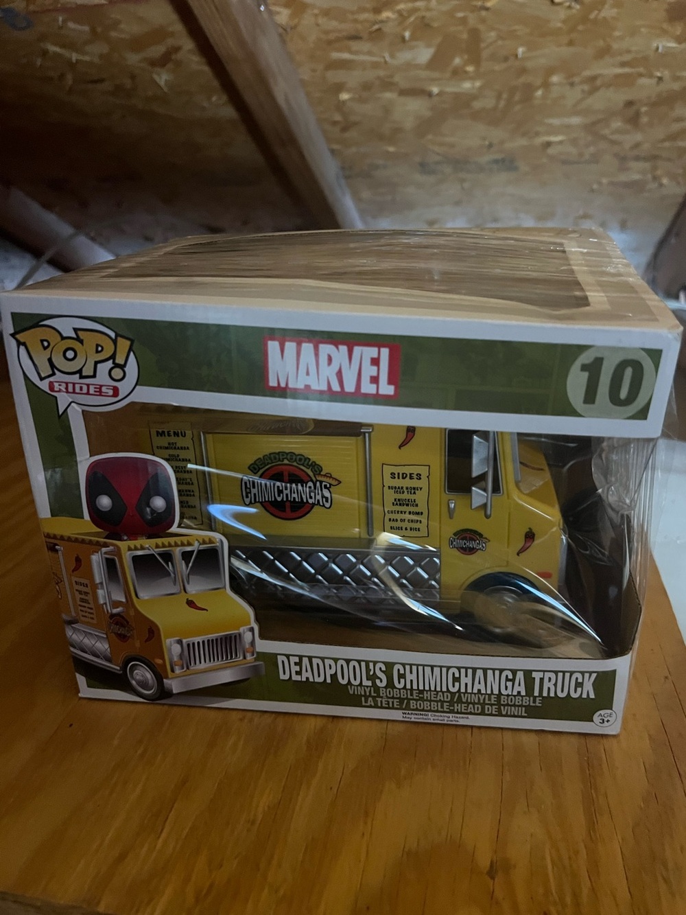 Marvel Funko Pop! Deadpool's Chimichanga Truck #10 - Yellow
